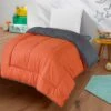 Kids Coverless Printed 7.5 Tog Washable Quilt With Pillow Set 120 X 150 Cm - Orange & Grey(Kids Coverless Printed 7 5 Tog Washable Quilt With Pillow Set 120 X 150 Cm Orange Grey) -Bedding Discount Store 01462c58 f118 4a96 82b4 477e7b1fb34a 1