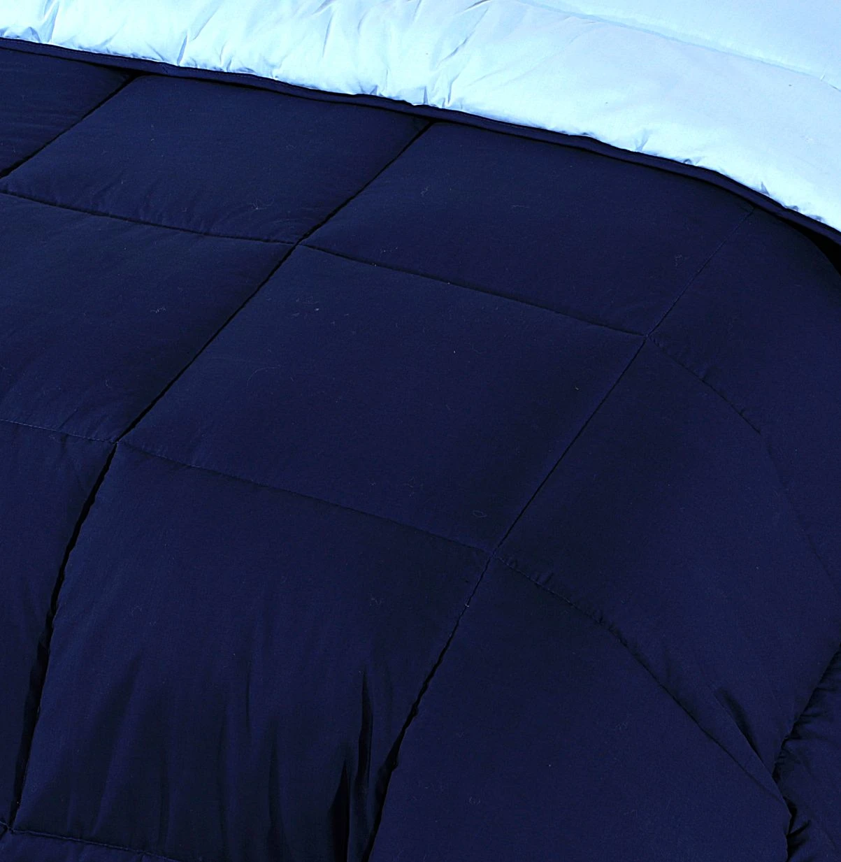 13.5 Tog Box Stitching Reversible Coverless Polycotton Duvet – Navy And Blue(13 5 Tog Box Stitching Reversible Coverless Polycotton Duvet Navy And Blue) 5 13.5 Tog Box Stitching Reversible Coverless Polycotton Duvet – Navy And Blue(13 5 Tog Box Stitching Reversible Coverless Polycotton Duvet Navy And Blue) - Image 3