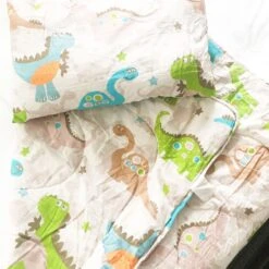 Kids Coverless Printed 7.5 Tog Washable Quilt With Pillow Set 120 X 150 Cm - Happy Dinosaurs(Kids Coverless Printed 7 5 Tog Washable Quilt With Pillow Set 120 X 150 Cm Happy Dinosaurs) -Bedding Discount Store 18473e36 777e 4ceb 9b61 bfbe0797495c