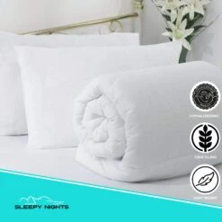 7.5 Tog Poly Cotton Duvet Quilt With 2 Ultra Bounce Pillows(Tog Poly Cotton Duvet Quilt With 2 Ultra Bounce Pillows) -Bedding Discount Store 2 42ab35ca 6621 42c5 8d1c 211c35589fc8 1
