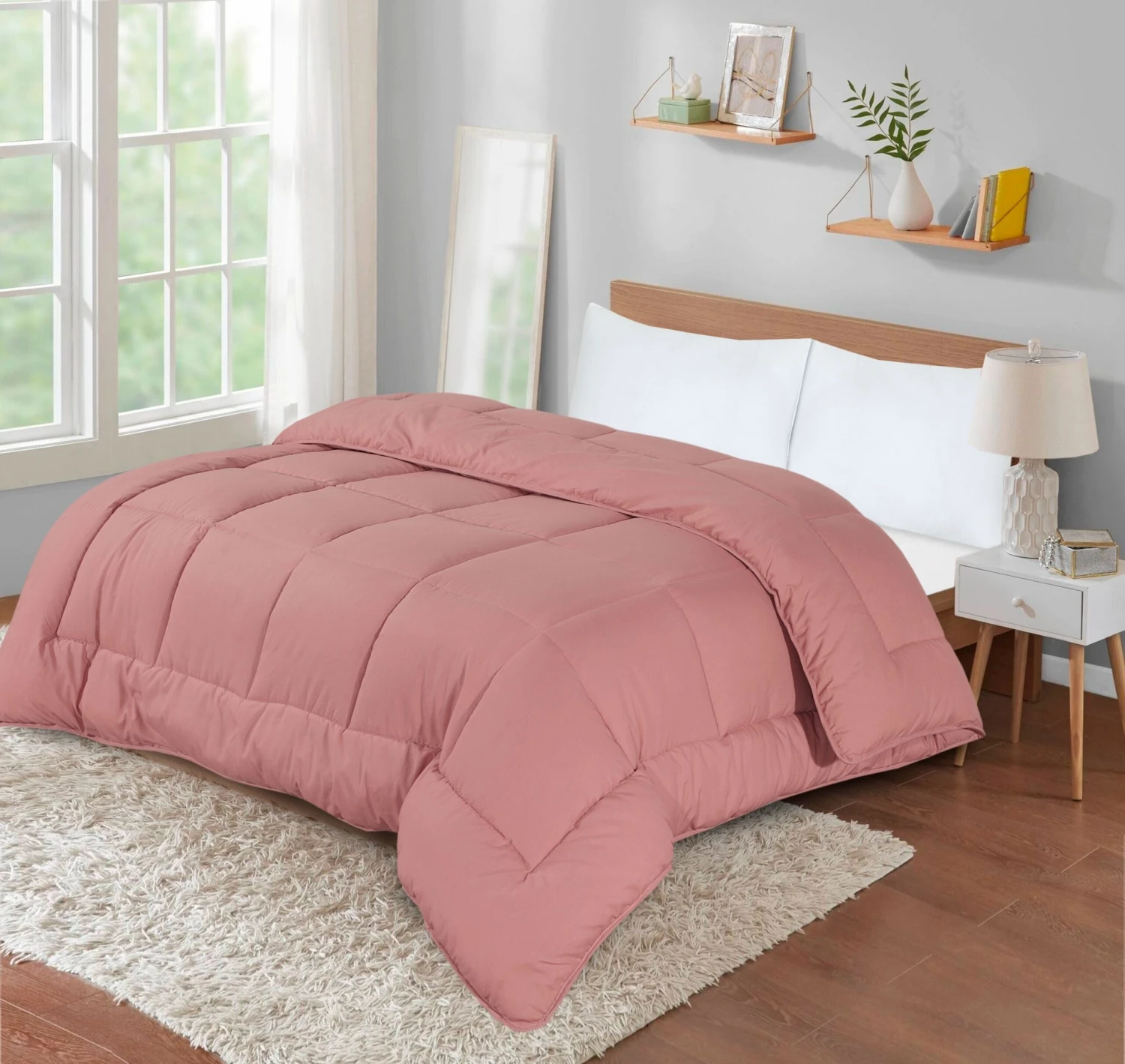Heavyweight Ultra Bounce 13.5 Tog Warm Duvet – Dusty Pink(Heavyweight Ultra Bounce 13 5 Tog Warm Duvet Dusty Pink) 5 Heavyweight Ultra Bounce 13.5 Tog Warm Duvet – Dusty Pink(Heavyweight Ultra Bounce 13 5 Tog Warm Duvet Dusty Pink) - Image 3