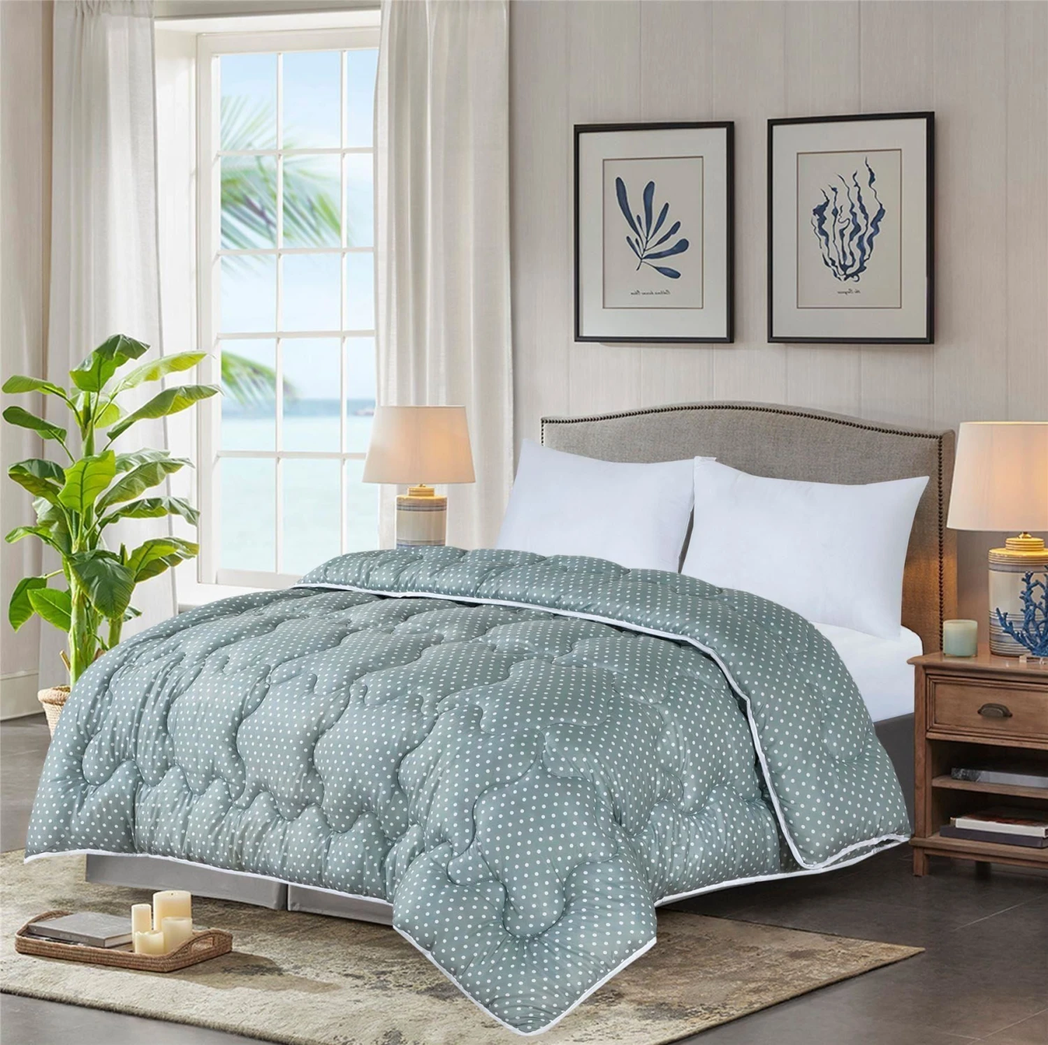 Soft Touch Coverless Microfibre Ultimate Comfort Duvet Quilt 10.5 Tog - Grey Polka Dot(Soft Touch Coverless Microfibre Ultimate Comfort Duvet Quilt 10 5 Tog Grey Polka Dot) 11 Soft Touch Coverless Microfibre Ultimate Comfort Duvet Quilt 10.5 Tog - Grey Polka Dot(Soft Touch Coverless Microfibre Ultimate Comfort Duvet Quilt 10 5 Tog Grey Polka Dot) - Image 9