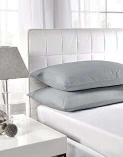 Egyptian Cotton Pillow Cases : Grey(Egyptian Cotton Pillow Cases Grey)