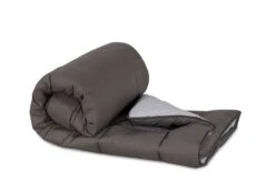 13.5 Tog Box Stitching Reversible Coverless Polycotton Duvet – Grey & Charcoal(13 5 Tog Box Stitching Reversible Coverless Polycotton Duvet Grey Charcoal 1) -Bedding Discount Store 46