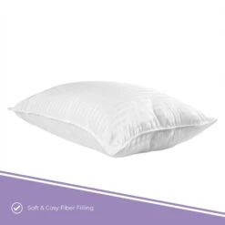 Satin Stripe Comfort Spring Back Bounce Pillows(Satin Stripe Comfort Spring Back Bounce Pillows Pack Of 2) -Bedding Discount Store 4 dc5c874b 1c34 44ac 8513 753f36bb63ef