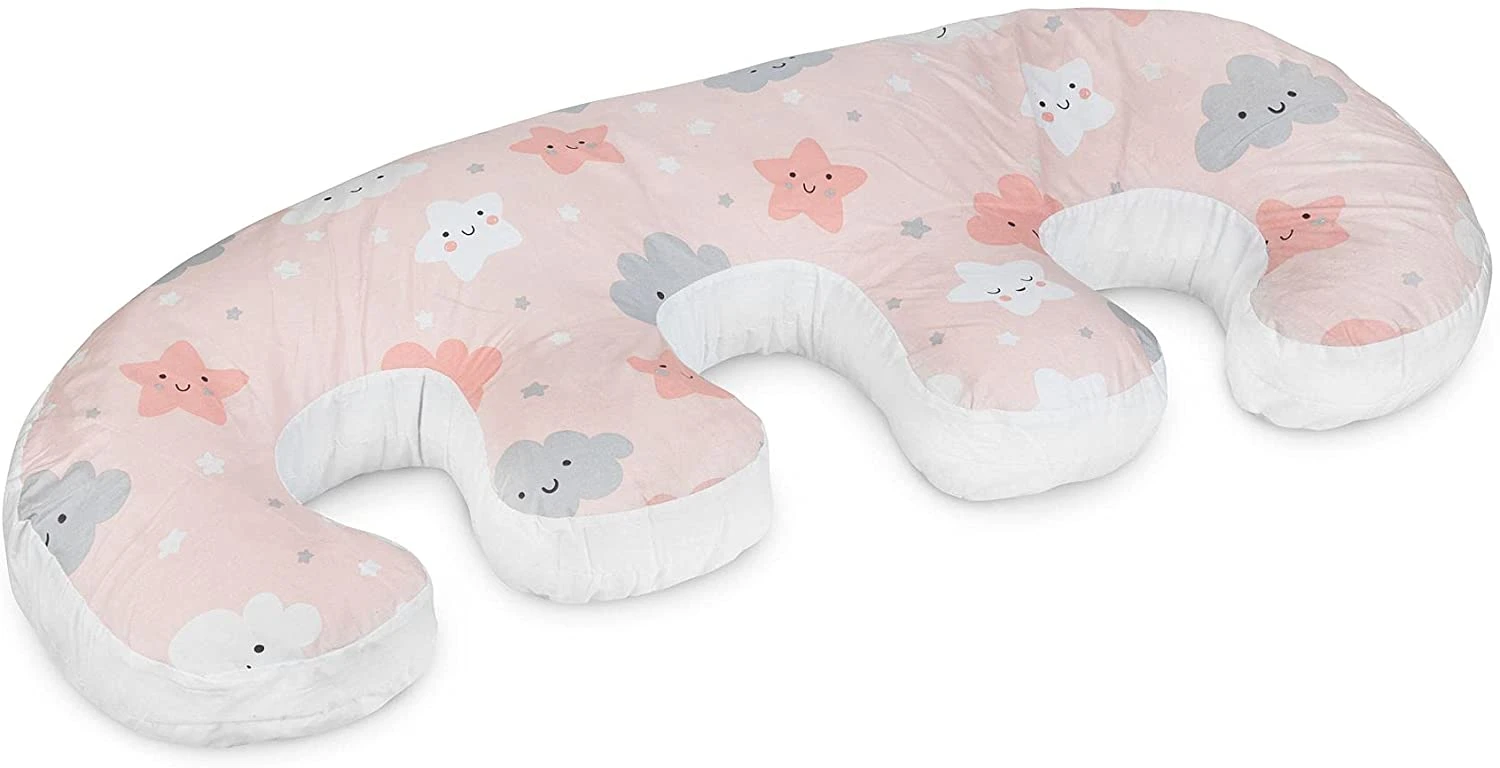 Triplet Baby Feeding/ Maternity Support Pillows - Pink Cloud(Triplet Baby Feeding Maternity Support Pillows Pink Cloud) 3 Triplet Baby Feeding/ Maternity Support Pillows - Pink Cloud(Triplet Baby Feeding Maternity Support Pillows Pink Cloud)
