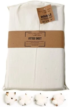 Organic Natural Cotton Eco Fitted Sheet(Organic Natural Cotton Eco Fitted Sheet) -Bedding Discount Store 61FbRCQIhRL. AC SL1500