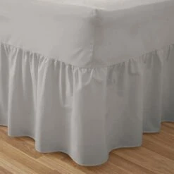 Egyptian Cotton Valance Sheet : Grey(Egyptian Cotton Valance Sheet Grey)