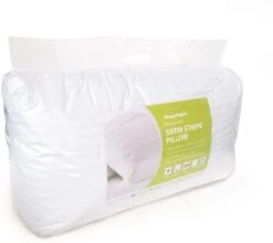 Satin Stripe Comfort Spring Back Bounce Pillows(Satin Stripe Comfort Spring Back Bounce Pillows Pack Of 2) -Bedding Discount Store 61YIyJ7B1UL. AC SL1500