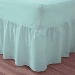 Egyptian Cotton Valance Sheet : Duck Egg(Egyptian Cotton Valance Sheet Duck Egg)
