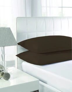 Egyptian Cotton Pillow Cases : Chocolate(Egyptian Cotton Pillow Cases Chocolate)