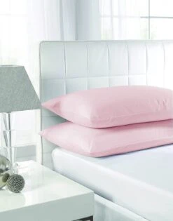 Egyptian Cotton Pillow Cases : Pink(Egyptian Cotton Pillow Cases Pink)