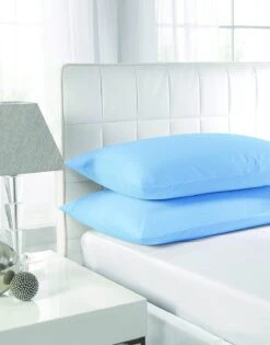 Egyptian Cotton Pillow Cases : Sky Blue(Copy Of Egyptian Cotton Pillow Cases Sky Blue)