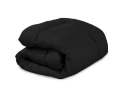 Heavyweight Ultra Bounce Coverless 13.5 Tog Warm Duvet – Black(Heavyweight Ultra Bounce13 5 Tog Warm Duvet Black) -Bedding Discount Store 77