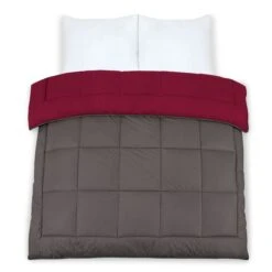 13.5 Tog Box Stitching Reversible Coverless Polycotton Duvet – Grey & Burgundy(13 5 Tog Box Stitching Reversible Coverless Polycotton Duvet Grey Burgundy) 14 13.5 Tog Box Stitching Reversible Coverless Polycotton Duvet – Grey & Burgundy(13 5 Tog Box Stitching Reversible Coverless Polycotton Duvet Grey Burgundy) -Bedding Discount Store 85