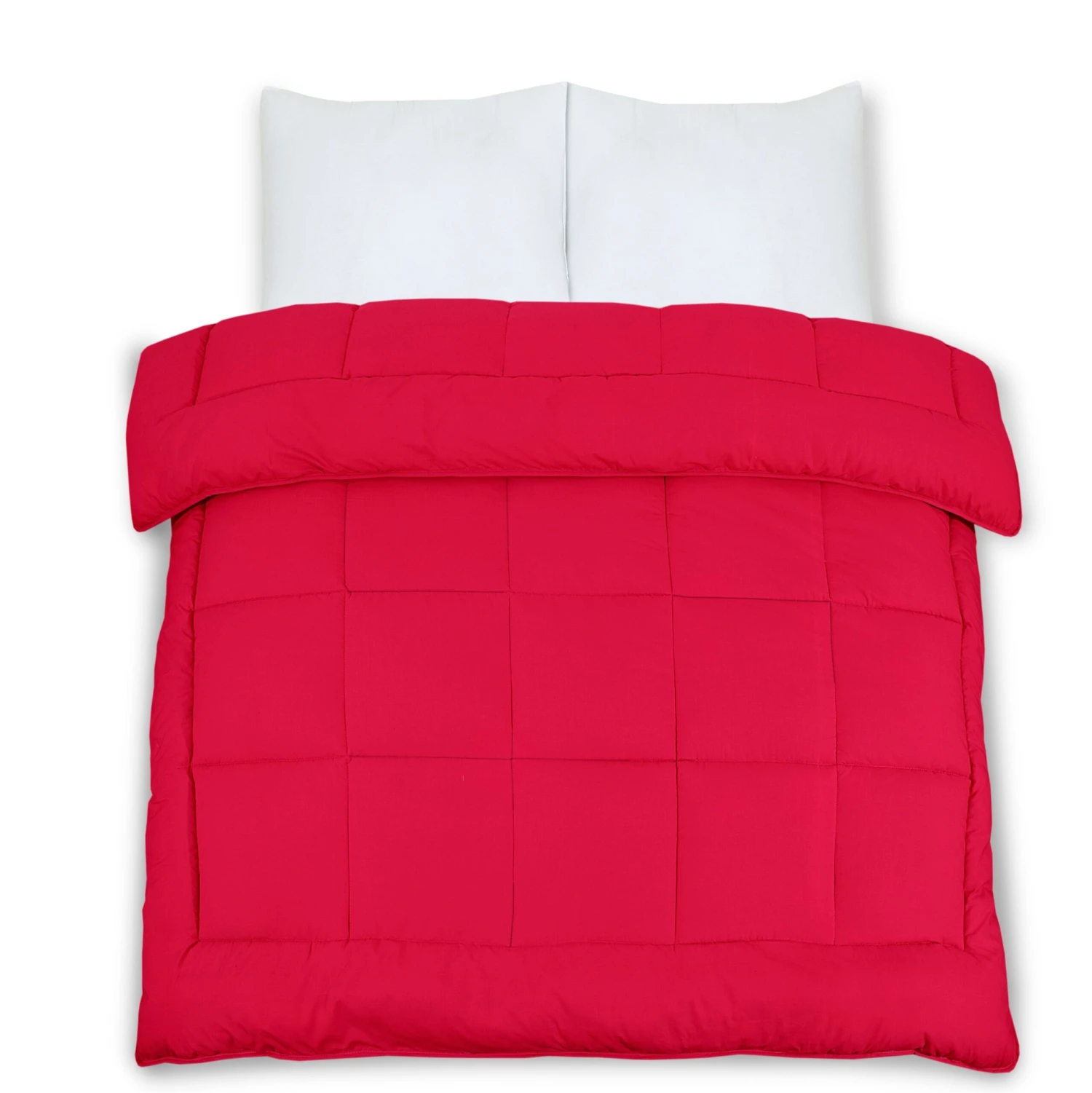 Heavyweight Ultra Bounce Coverless 13.5 Tog Warm Duvet – Red(Heavyweight Ultra Bounce 13 5 Tog Warm Duvet Red) 7 Heavyweight Ultra Bounce Coverless 13.5 Tog Warm Duvet – Red(Heavyweight Ultra Bounce 13 5 Tog Warm Duvet Red) - Image 5
