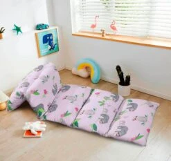 Play Floor Cushion Guest Kids Mattress Lounger Pillow Futon – Sloths(Play Floor Cushion Guest Kids Mattress Lounger Pillow Futon Sloths)