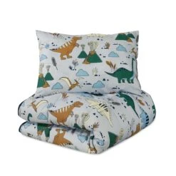 Kids Coverless Printed 7.5 Tog Washable Quilt With Pillow Set 120 X 150 Cm – Jurassic World(Kids Coverless Printed 7 5 Tog Washable Quilt With Pillow Set 120 X 150 Cm Jurassic World) -Bedding Discount Store 98A4486f