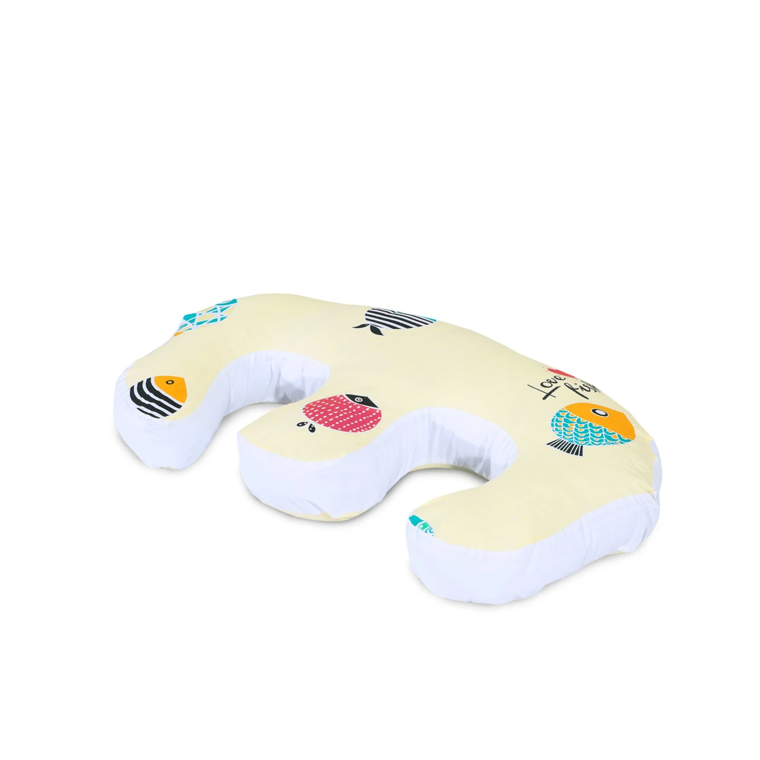 Twin Feeding Nursing Pillow Cushion For Complete Support: Fish Cream(Twin Feeding Nursing Pillow Cushion For Complete Support Fish Cream) 4 Twin Feeding Nursing Pillow Cushion For Complete Support: Fish Cream(Twin Feeding Nursing Pillow Cushion For Complete Support Fish Cream) - Image 2