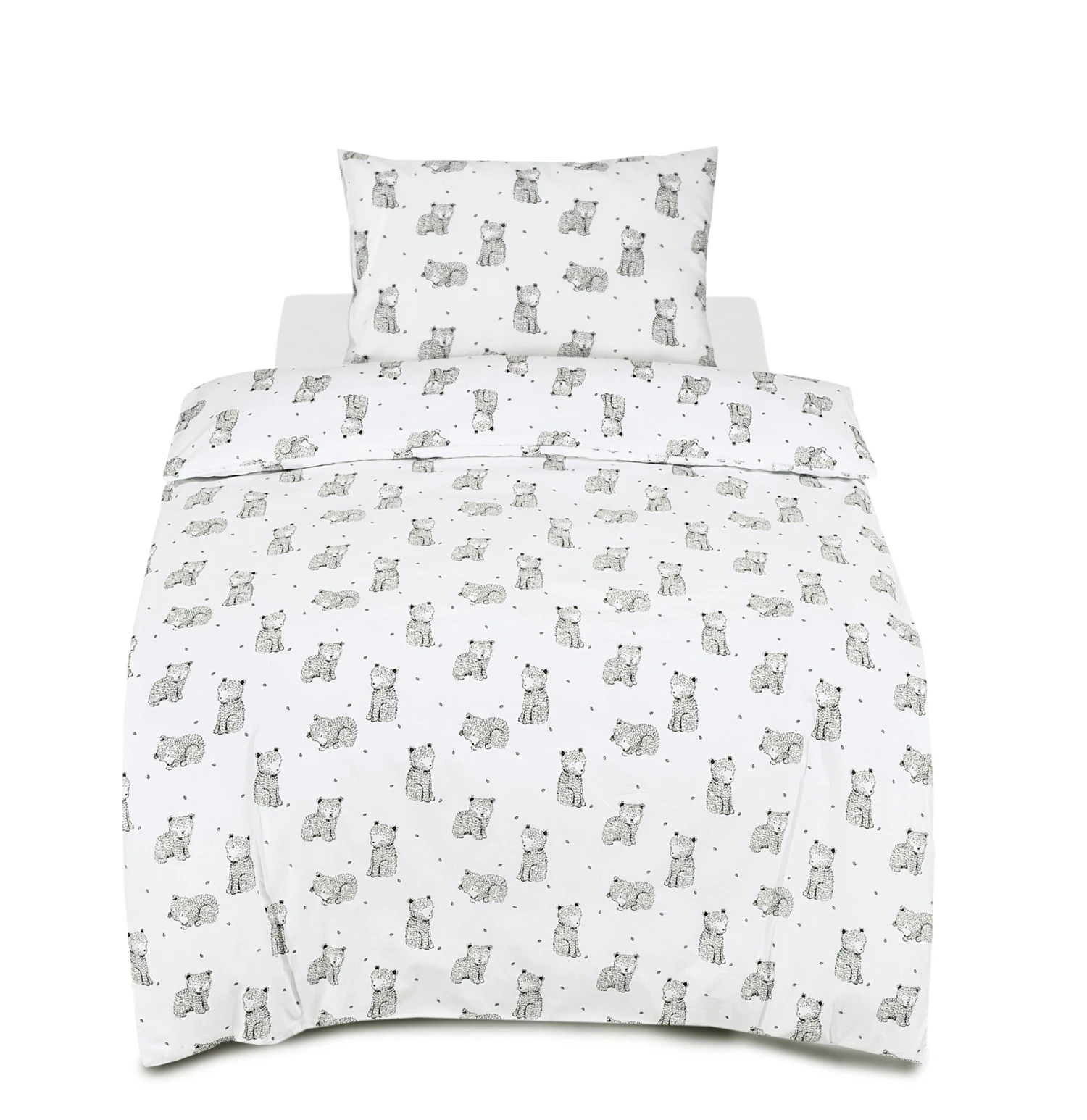 Junior Cot Bed Duvet Cover And Pillow Set- Cotton Rich 120 X 150 Cm – Sleepy Bear(Junior Cot Bed Duvet Cover And Pillow Set Cotton Rich 120 X 150 Cm Sleepy Bear) 4 Junior Cot Bed Duvet Cover And Pillow Set- Cotton Rich 120 X 150 Cm – Sleepy Bear(Junior Cot Bed Duvet Cover And Pillow Set Cotton Rich 120 X 150 Cm Sleepy Bear) - Image 2