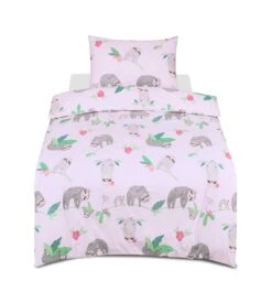Junior Cot Bed Duvet Cover And Pillow Set- Cotton Rich 120 X 150 Cm – Sloths(Junior Cot Bed Duvet Cover And Pillow Set Cotton Rich 120 X 150 Cm Sloths) 8 Junior Cot Bed Duvet Cover And Pillow Set- Cotton Rich 120 X 150 Cm – Sloths(Junior Cot Bed Duvet Cover And Pillow Set Cotton Rich 120 X 150 Cm Sloths) -Bedding Discount Store 98A4888fw