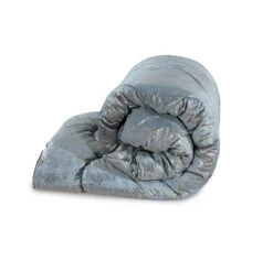 Glamour Coverless Crushed Velvet Quilted Duvet Silver Gold(Glamour Coverless Crushed Velvet Quilted Duvet Silver Gold) -Bedding Discount Store 98A4896f