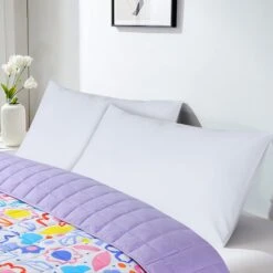 Quilted 4.5 Tog Reversible Coverless Printed Duvet Quilt - Scribbles(Quilted 4 5 Tog Reversible Coverless Printed Duvet Quilt Scribbles) -Bedding Discount Store 98A6419fres