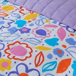 Quilted 4.5 Tog Reversible Coverless Printed Duvet Quilt - Scribbles(Quilted 4 5 Tog Reversible Coverless Printed Duvet Quilt Scribbles) -Bedding Discount Store 98A6420res