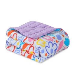 Quilted 4.5 Tog Reversible Coverless Printed Duvet Quilt - Scribbles(Quilted 4 5 Tog Reversible Coverless Printed Duvet Quilt Scribbles) -Bedding Discount Store 98A6423fres