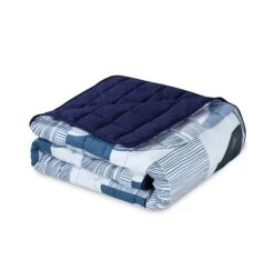 Quilted 4.5 Tog Reversible Coverless Printed Duvet Quilt - Blue Geometric(Quilted 4 5 Tog Reversible Coverless Printed Duvet Quilt Blue Geometric) 15 Quilted 4.5 Tog Reversible Coverless Printed Duvet Quilt - Blue Geometric(Quilted 4 5 Tog Reversible Coverless Printed Duvet Quilt Blue Geometric) -Bedding Discount Store 98A6511fres