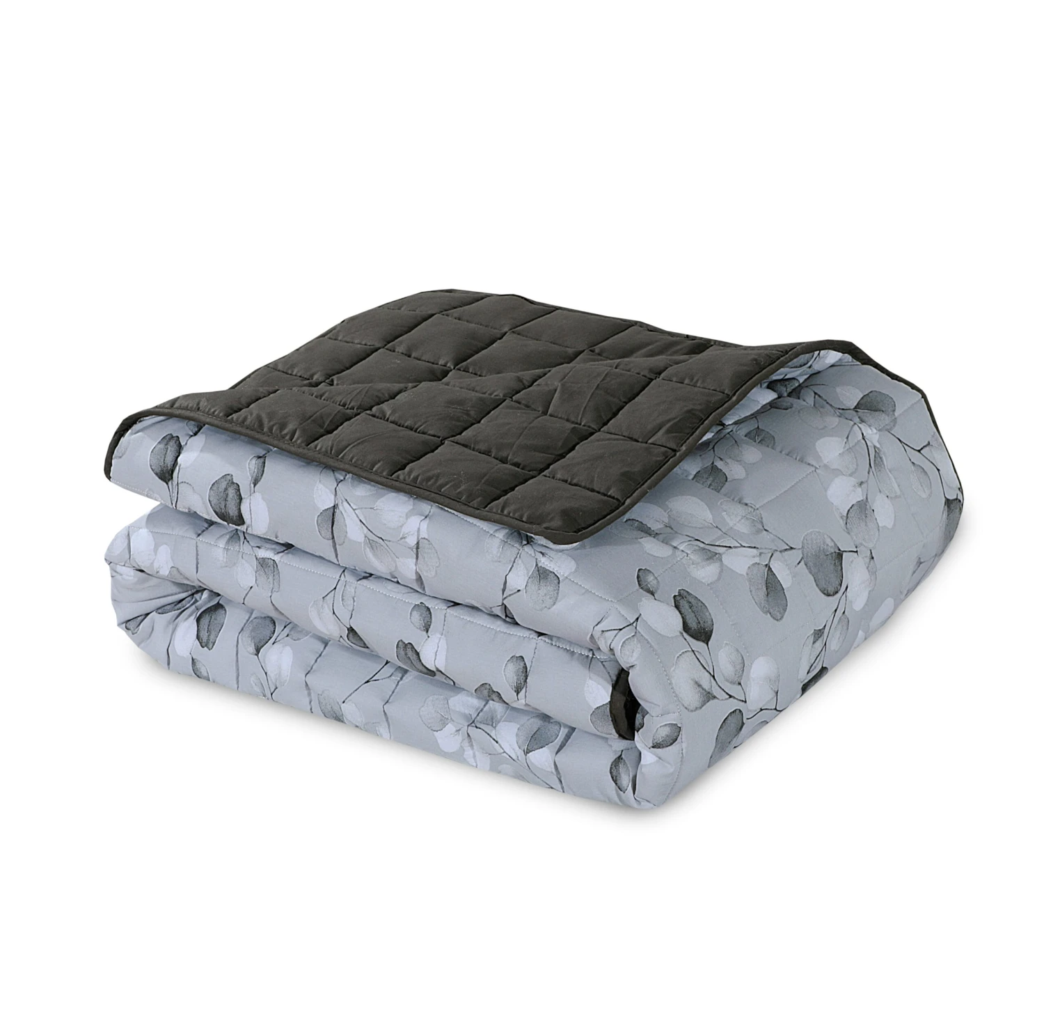Quilted 4.5 Tog Reversible Coverless Printed Duvet Quilt - Grey Leaves(Quilted 4 5 Tog Reversible Coverless Printed Duvet Quilt Grey Leaves) 9 Quilted 4.5 Tog Reversible Coverless Printed Duvet Quilt - Grey Leaves(Quilted 4 5 Tog Reversible Coverless Printed Duvet Quilt Grey Leaves) - Image 7