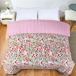 Quilted 4.5 Tog Reversible Coverless Printed Duvet Quilt - Meadow(Quilted 4 5 Tog Reversible Coverless Printed Duvet Quilt Meadow) 13 Quilted 4.5 Tog Reversible Coverless Printed Duvet Quilt - Meadow(Quilted 4 5 Tog Reversible Coverless Printed Duvet Quilt Meadow) -Bedding Discount Store 98A6528fres