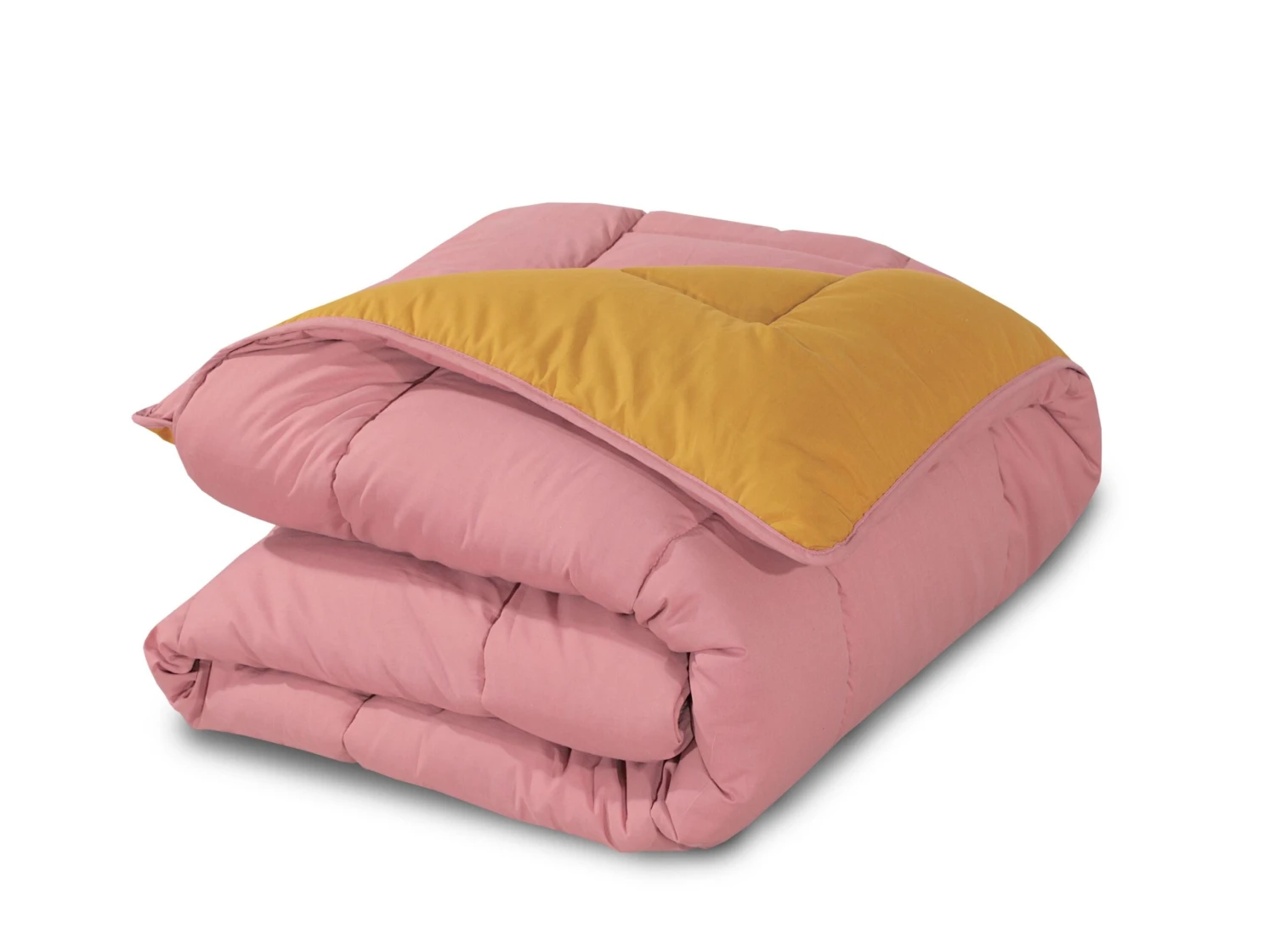 7.5 Tog Box Stitching Reversible Coverless Polycotton Duvet – Mustard & Pink(7 5 Tog Box Stitching Reversible Coverless Polycotton Duvet Mustard Pink) 10 7.5 Tog Box Stitching Reversible Coverless Polycotton Duvet – Mustard & Pink(7 5 Tog Box Stitching Reversible Coverless Polycotton Duvet Mustard Pink) - Image 8