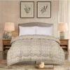 Soft Touch Coverless Microfibre Ultimate Comfort Duvet Quilt 10.5 Tog - Beige Damask(Soft Touch Coverless Microfibre Ultimate Comfort Duvet Quilt 10 5 Tog Beige Damask)