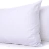 WHITE DUCK FEATHER PILLOW PAIR (2 PILLOWS) - ANTI DUSTMITE(White Duck Feather Pillow Pair 2 Pillows Anti Dustmite)