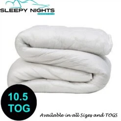 Non Allergenic Hollowfibre Polypropylene Quilt- All Year 10.5 TOG(All Year Round Duvet 10 5 Tog Non Allergenic Hollowfibre Corovin Quilt)