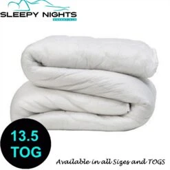 Non Allergenic Hollowfibre Polypropylene Quilt- Winter Warm 13.5 TOG(Winter Warm Duvet 13 5 Tog Non Allergenic Hollowfibre Corovin Quilt)