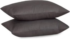 Cotton Pillowcases Pillow Cover Pair - Charcoal(Cotton Pillowcases Pillow Cover Pair Charcoal)