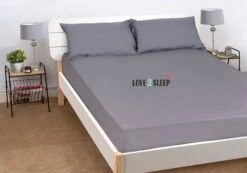 Egyptian Cotton Fitted Sheet Hotel Quality : Grey(Egyptian Cotton Fitted Sheet Hotel Quality Grey)