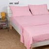 Egyptian Cotton Flat Sheet : Pink(Egyptian Cotton Flat Sheet Pink)