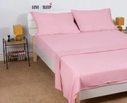 Egyptian Cotton Fitted Sheet Hotel Quality : Pink(Egyptian Cotton Fitted Sheet Hotel Quality Pink)