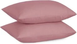 Cotton Pillowcases Pillow Cover Pair - Dusty Pink(Cotton Pillowcases Pillow Cover Pair Dusty Pink)
