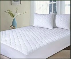 100% Egyptian Cotton Mattress Protector Extra Deep - All Sizes(100 Egyptian Cotton Mattress Protector Extra Deep Single Bed)