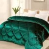 Glamour Opulent Coverless Velvet Duvet - Emerald(Glamour Opulent Coverless Velvet Duvet Emerald) 2 Glamour Opulent Coverless Velvet Duvet - Emerald(Glamour Opulent Coverless Velvet Duvet Emerald) -Bedding Discount Store Emerald1