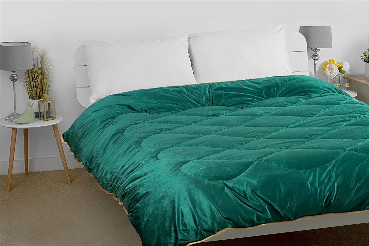 Glamour Opulent Coverless Velvet Duvet - Emerald(Glamour Opulent Coverless Velvet Duvet Emerald) 4 Glamour Opulent Coverless Velvet Duvet - Emerald(Glamour Opulent Coverless Velvet Duvet Emerald) - Image 2