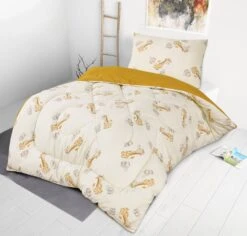 Kids Coverless Printed 7.5 Tog Washable Quilt With Pillow Set 120 X 150 Cm – Giraffe(Kids Coverless Printed 7 5 Tog Washable Quilt With Pillow Set 120 X 150 Cm Giraffe) -Bedding Discount Store Giraffe