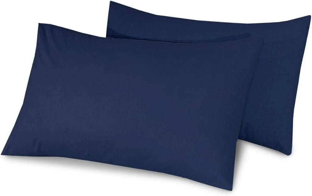 Cotton Pillowcases Pillow Cover Pair - Navy Blue(Cotton Pillowcases Pillow Cover Pair Navy Blue) 5 Cotton Pillowcases Pillow Cover Pair - Navy Blue(Cotton Pillowcases Pillow Cover Pair Navy Blue) - Image 3
