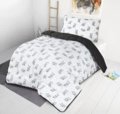 Kids Coverless Printed 7.5 Tog Washable Quilt With Pillow Set 120 X 150 Cm – Sleepy Bear(Kids Coverless Printed 7 5 Tog Washable Quilt With Pillow Set 120 X 150 Cm Sleepy Bear) -Bedding Discount Store SleepyBear