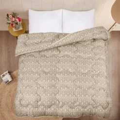 Soft Touch Coverless Microfibre Ultimate Comfort Duvet Quilt 10.5 Tog - Beige Damask(Soft Touch Coverless Microfibre Ultimate Comfort Duvet Quilt 10 5 Tog Beige Damask) -Bedding Discount Store c06462c1 e459 4377 b92e b84d50a14bf5