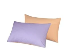 Reversible Poly Cotton Housewife Pillowcases (Pair) - Peach & Lilac(Copy Of Reversible Poly Cotton Housewife Pillowcases Pair Peach Lilac) -Bedding Discount Store d09ae557 e368 4374 a5c3 050424fb7d60